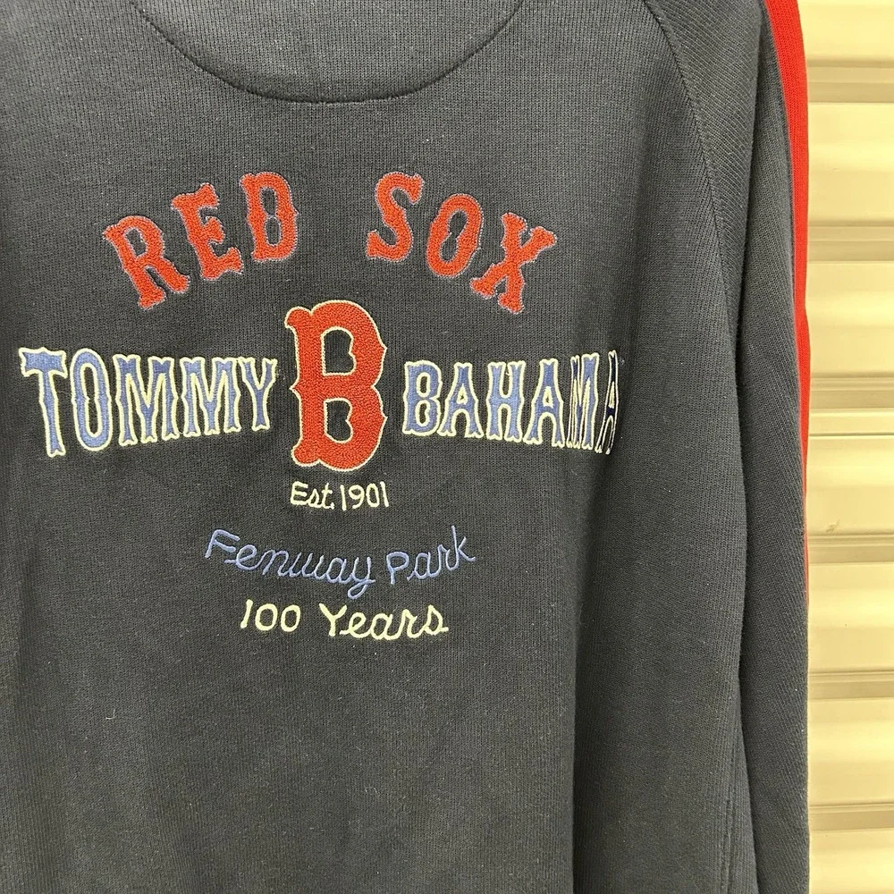 Tommy Bahama Boston Red Sox Full Zip Jacket Fenway 100 Years LARGE BIG TALL